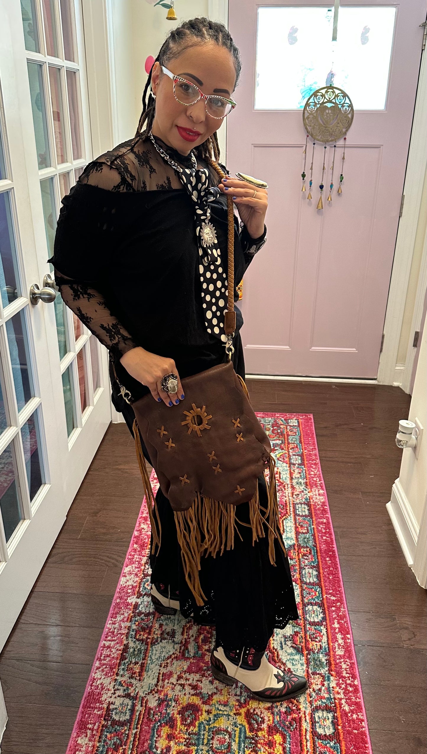 Gypsy Leather Fringe Bag