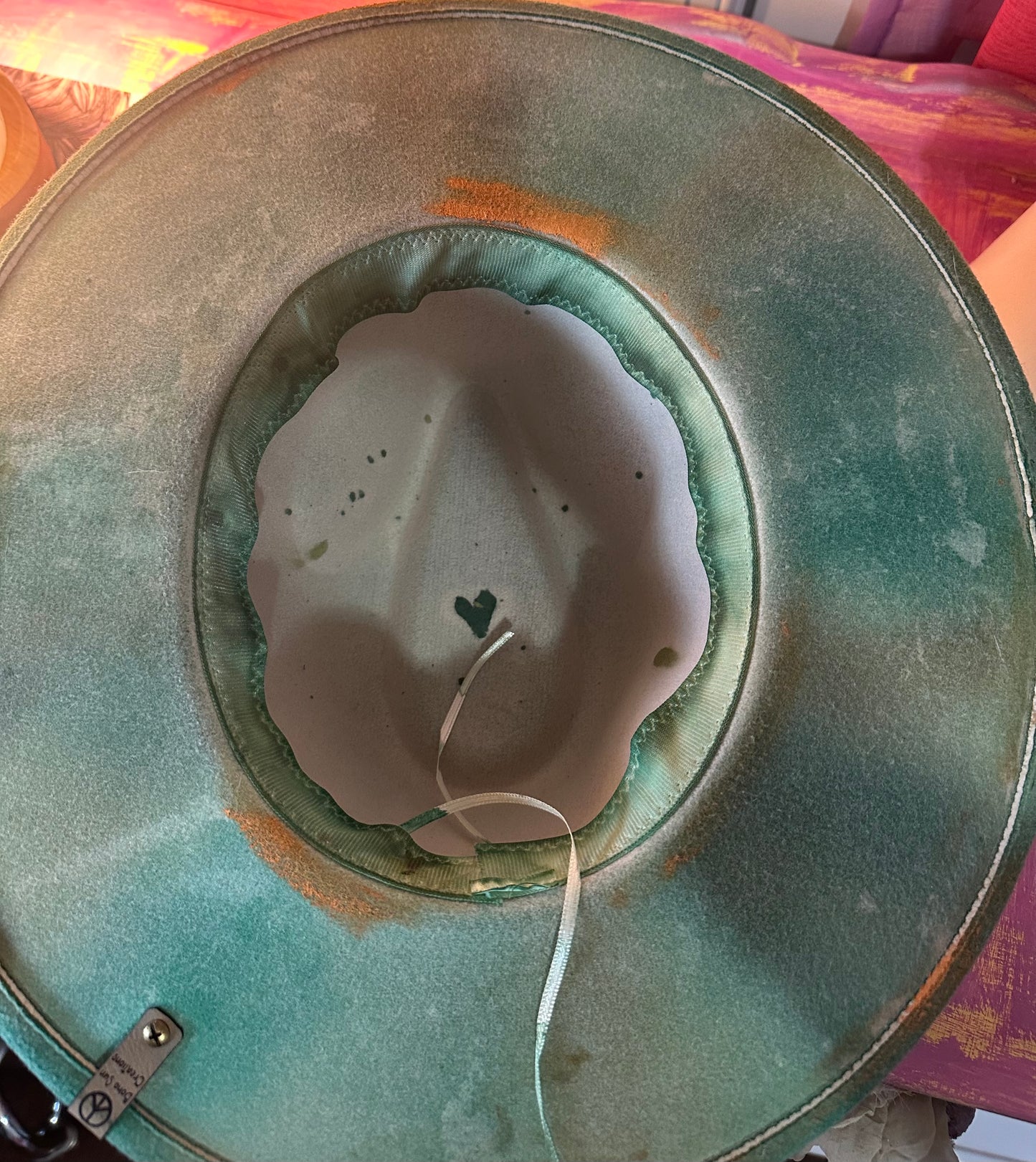 Hand painted hat