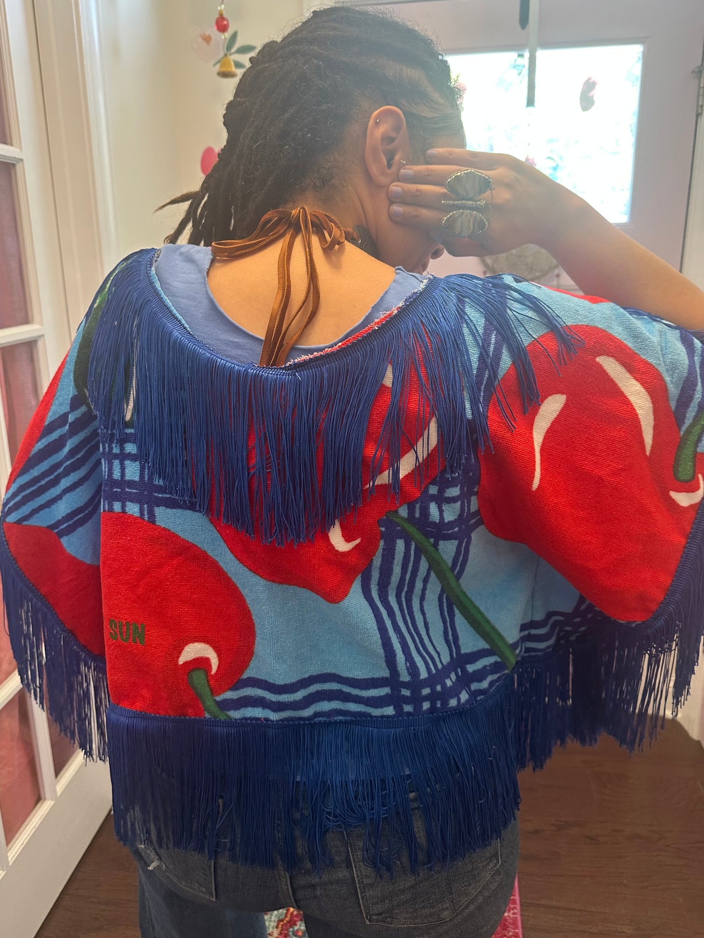 Boho Cherry Towel Top