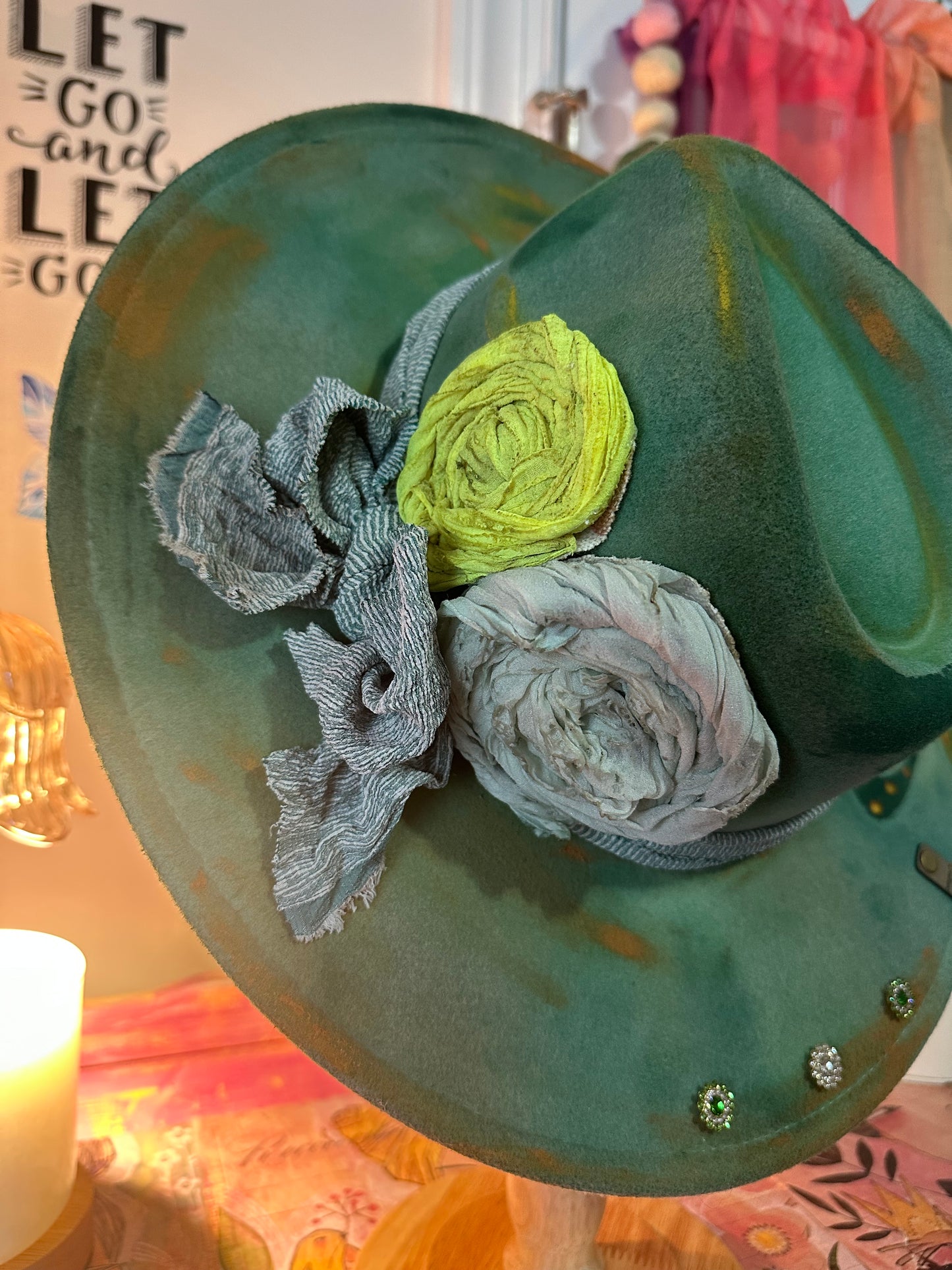 Hand painted hat
