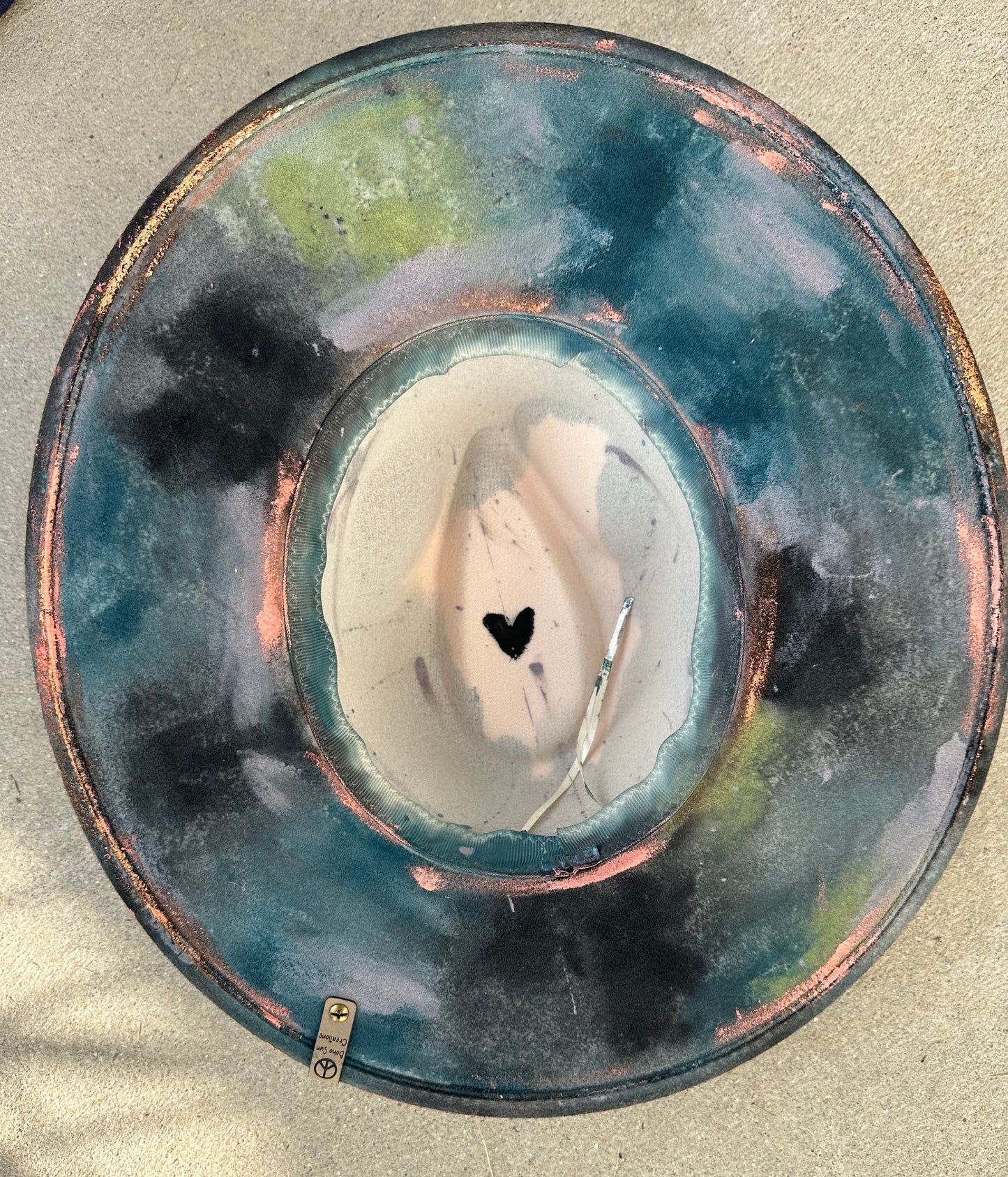 Hand painted hat