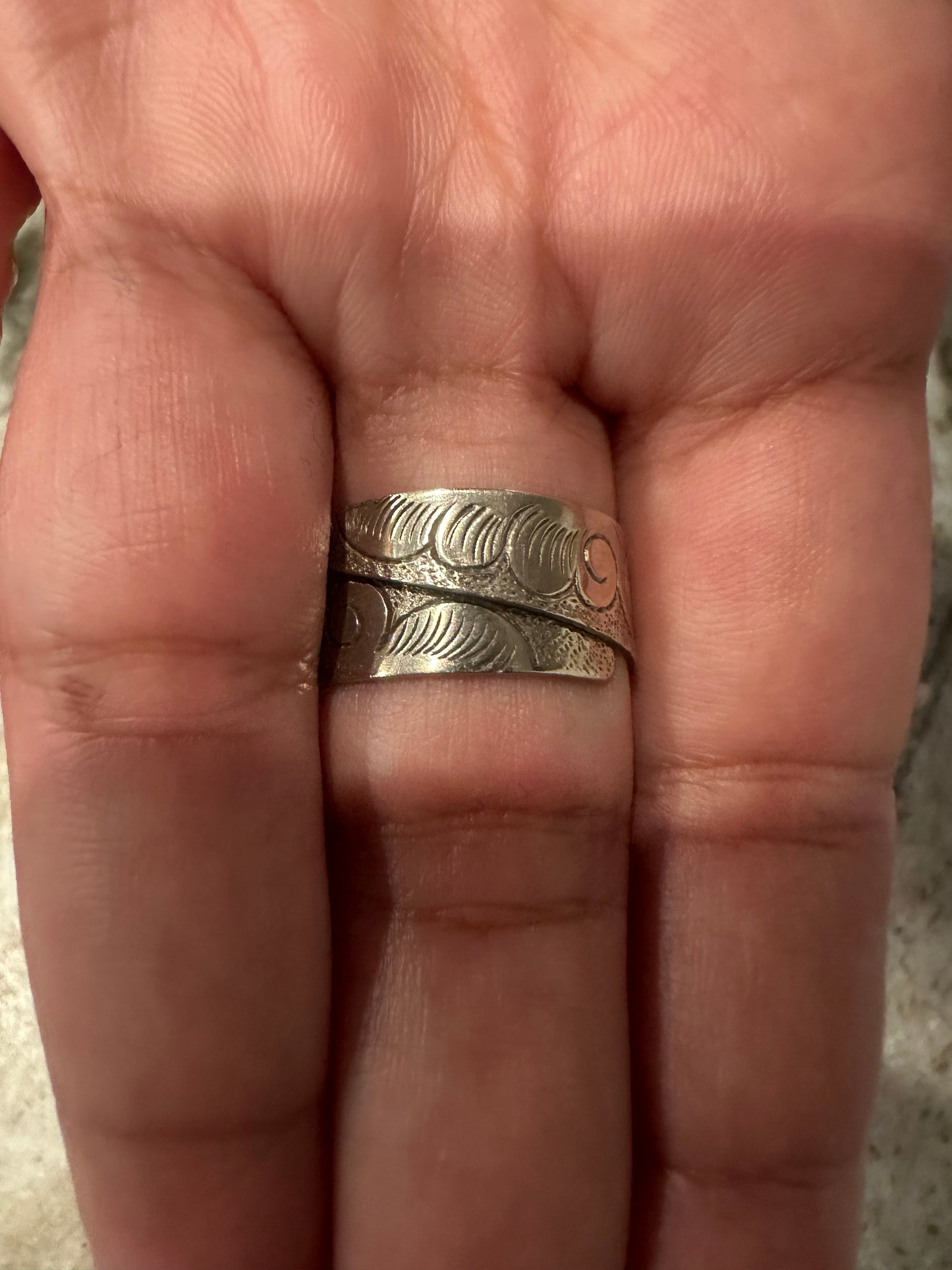 Boho Cross Ring