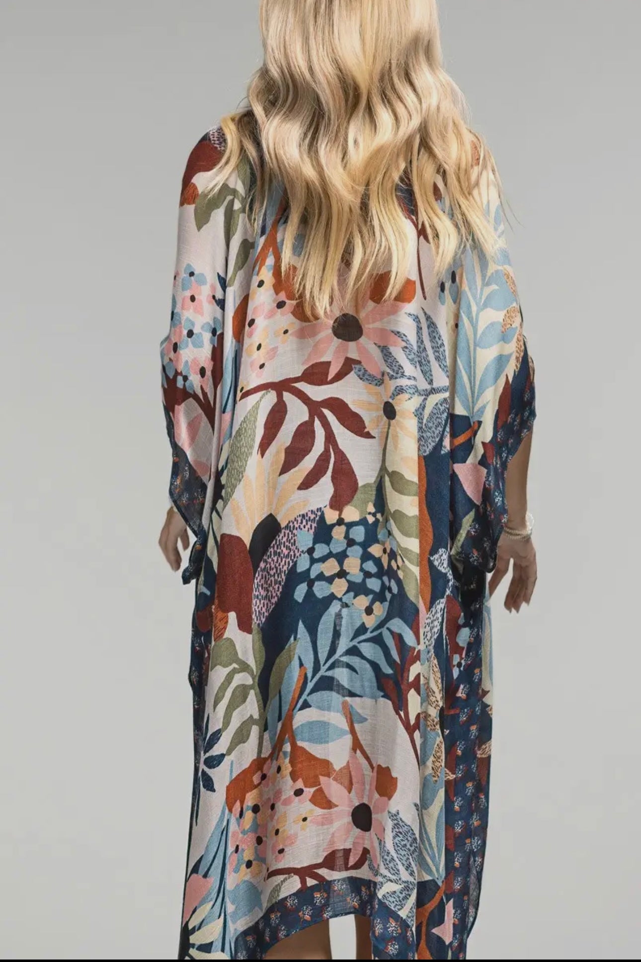 Kimono Beige/Navy
