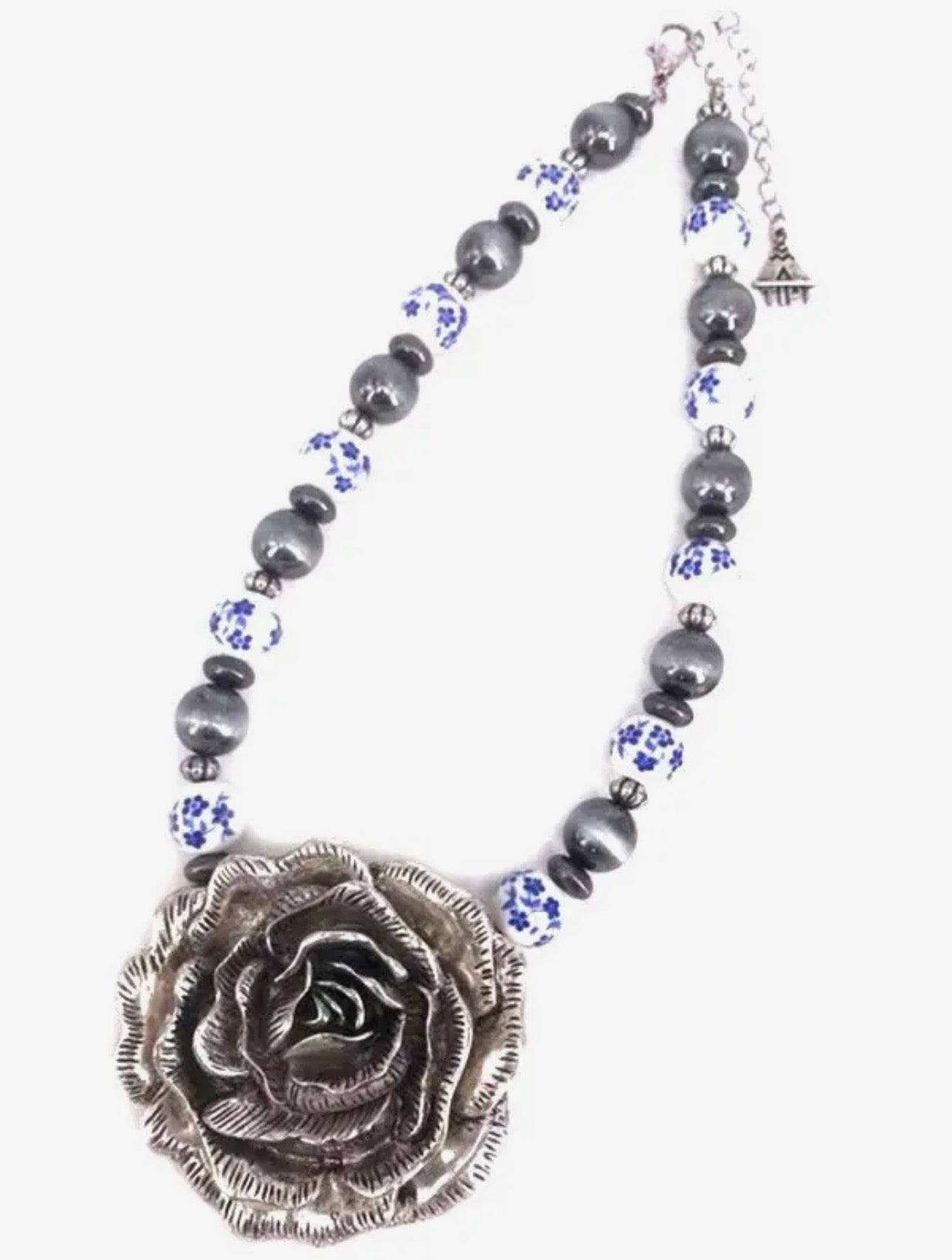 Navajo pearl flower necklace