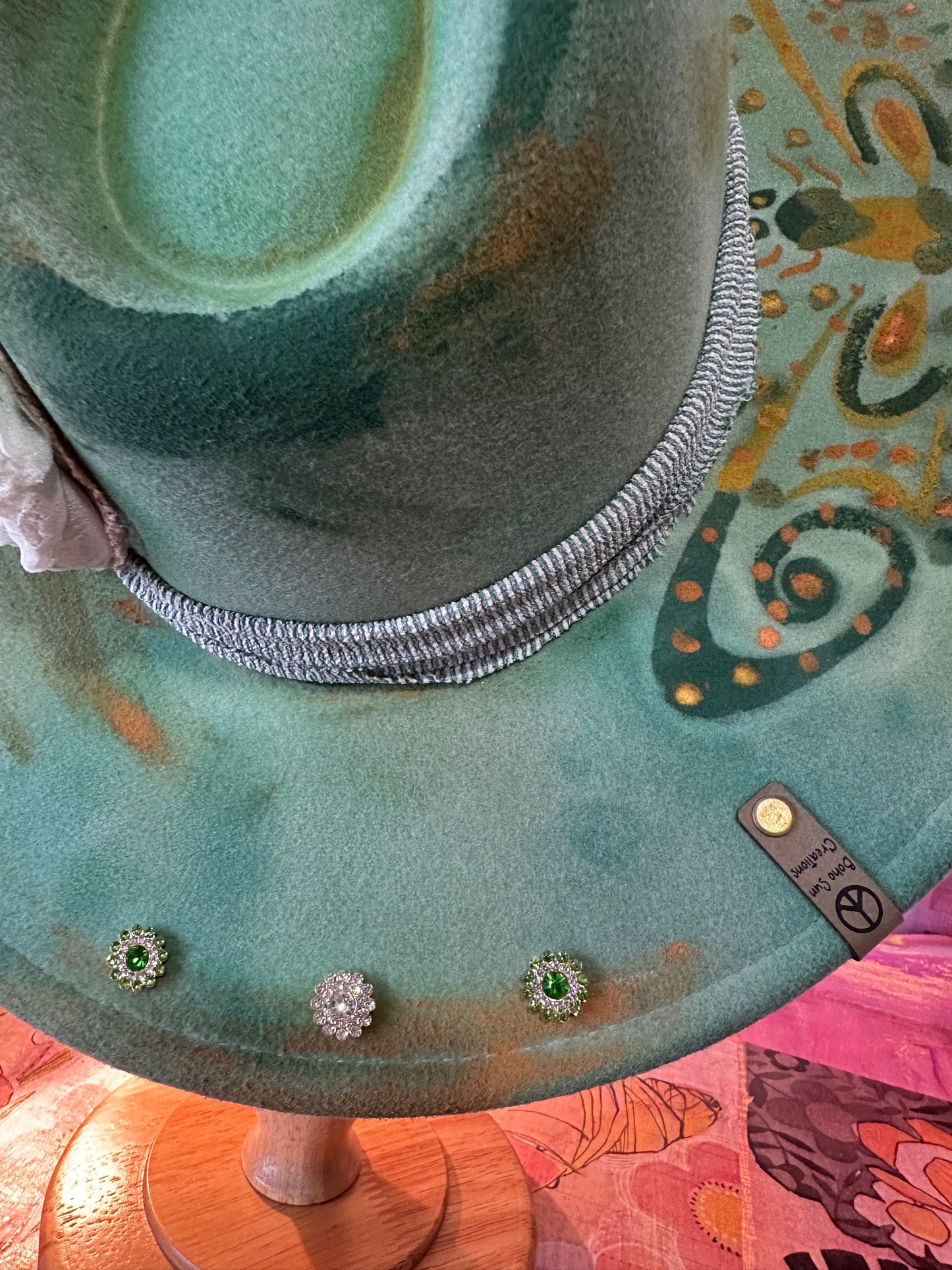 Hand painted hat
