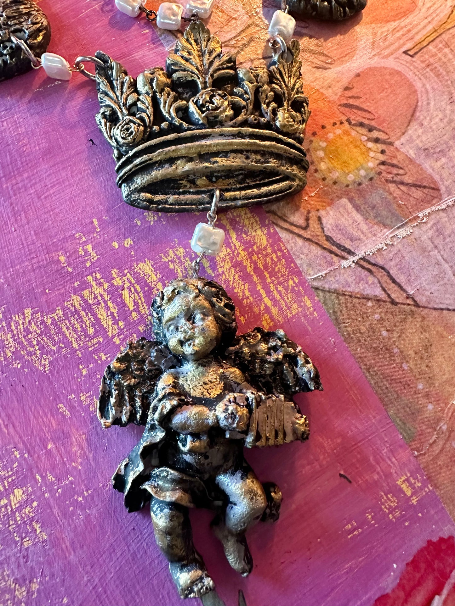 Cherub Wings Necklace