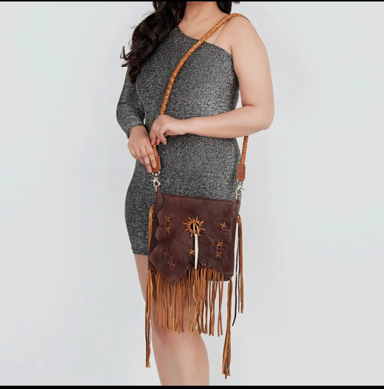 Gypsy Leather Fringe Bag