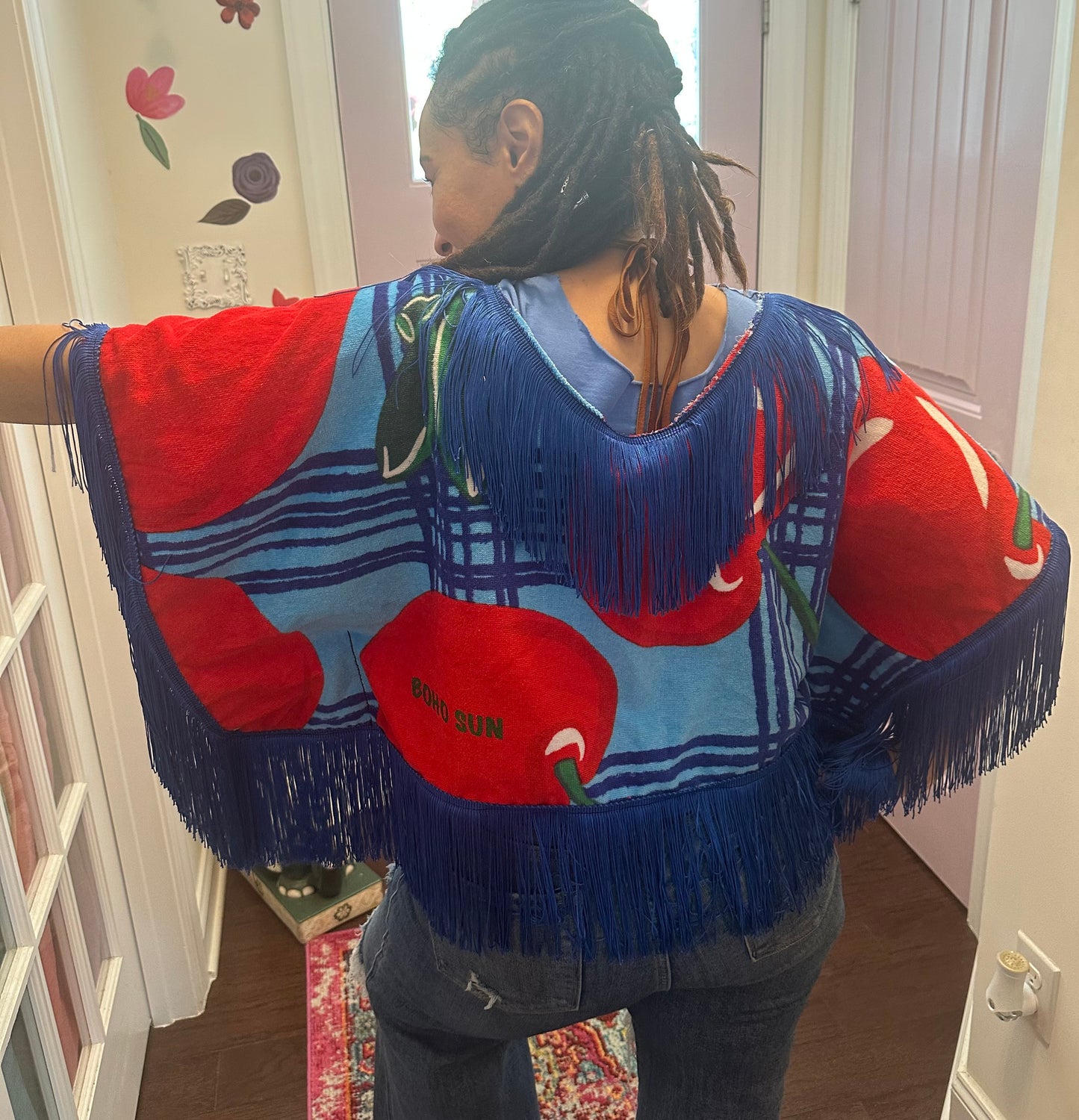 Boho Cherry Towel Top