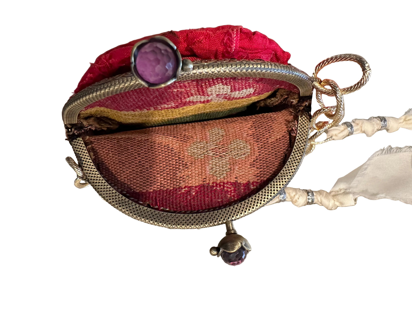 Handmade coin purse necklace