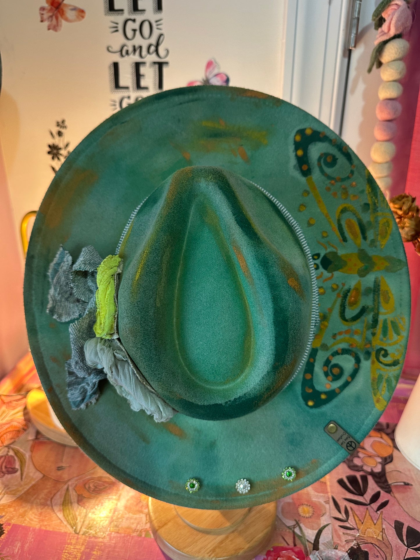 Hand painted hat