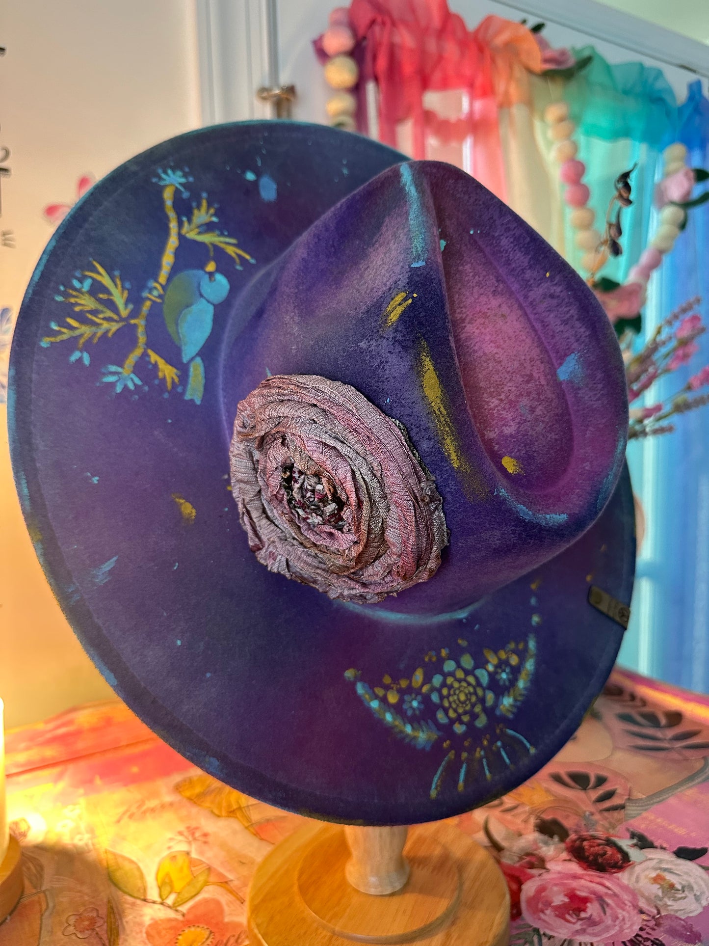Hand painted Hat