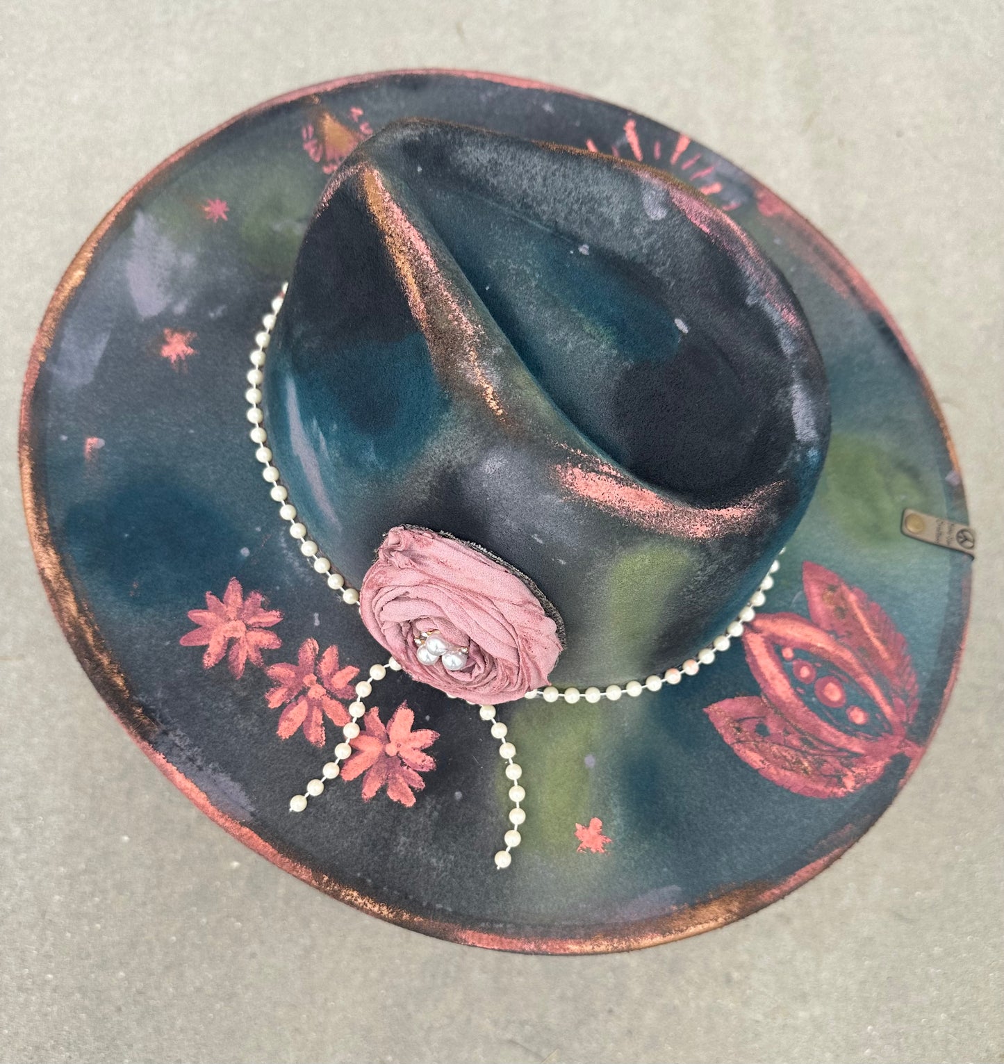 Hand painted hat