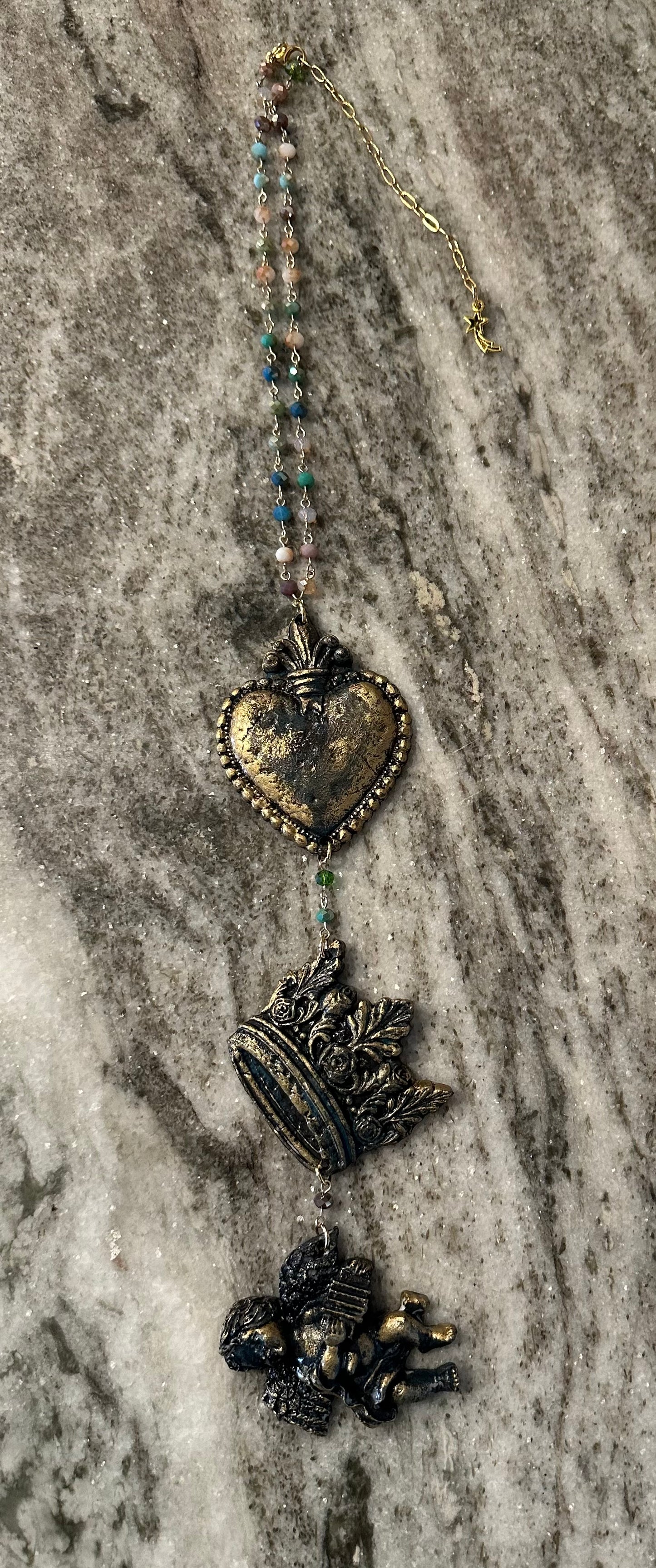 Love Wins Crown Necklace