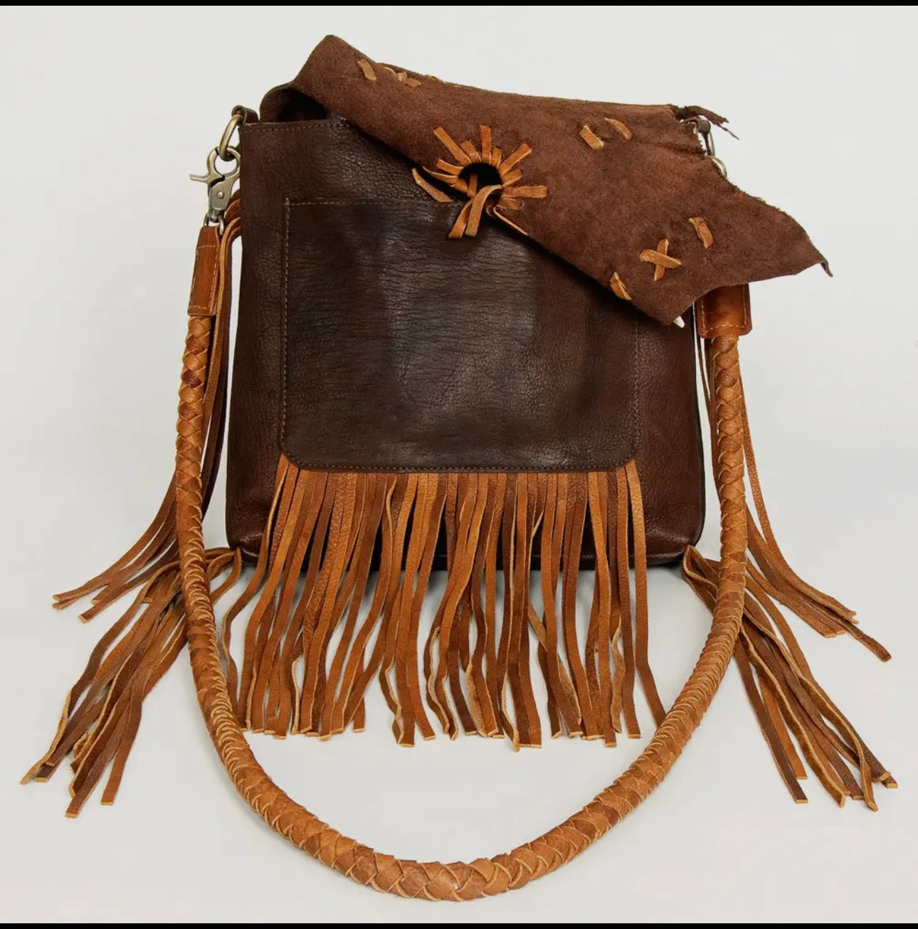 Gypsy Leather Fringe Bag