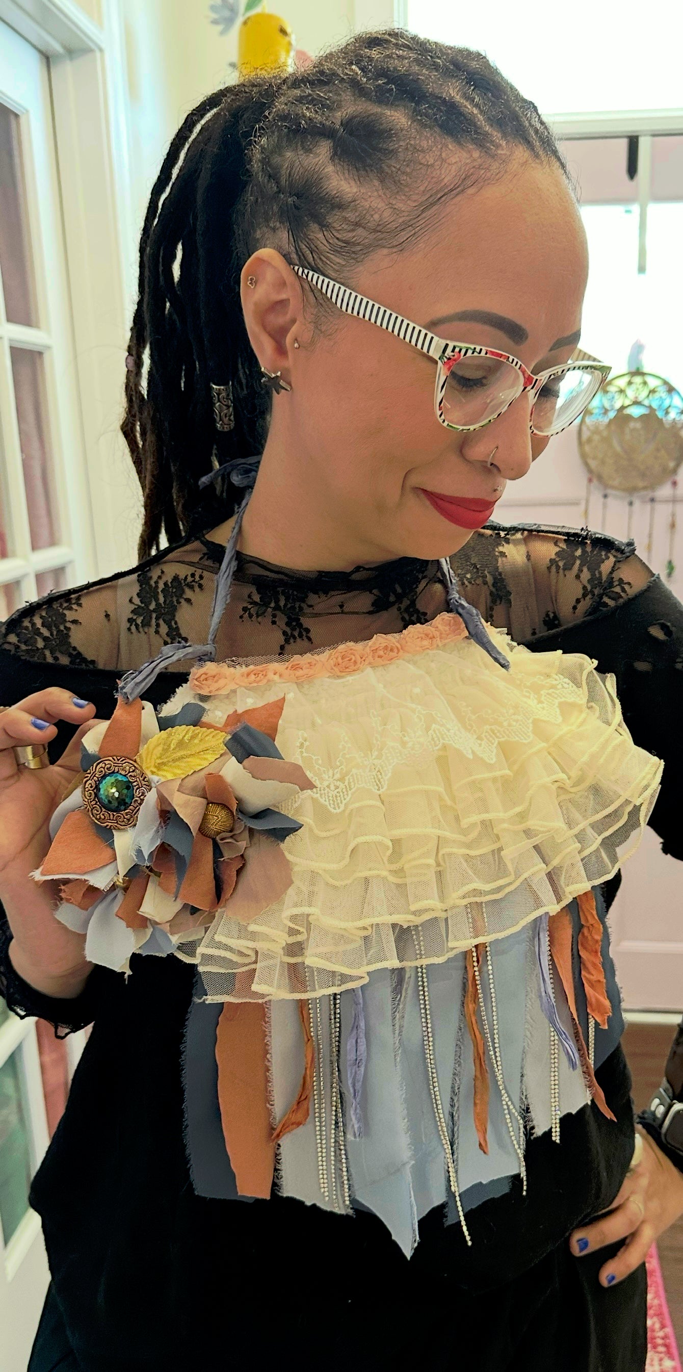 Shabby Boho Bib Necklace