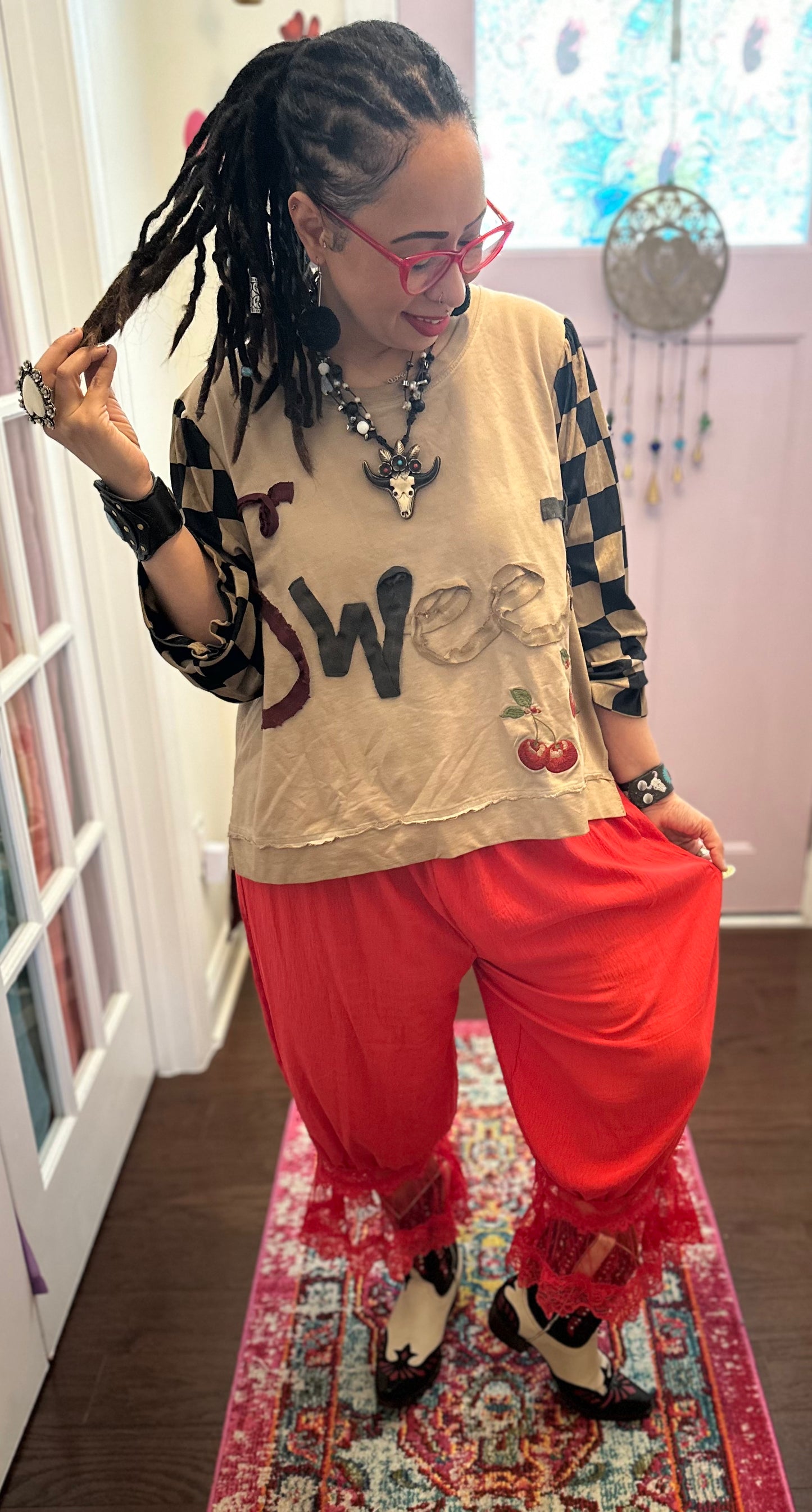 Boho Bloomers Rust Sz L