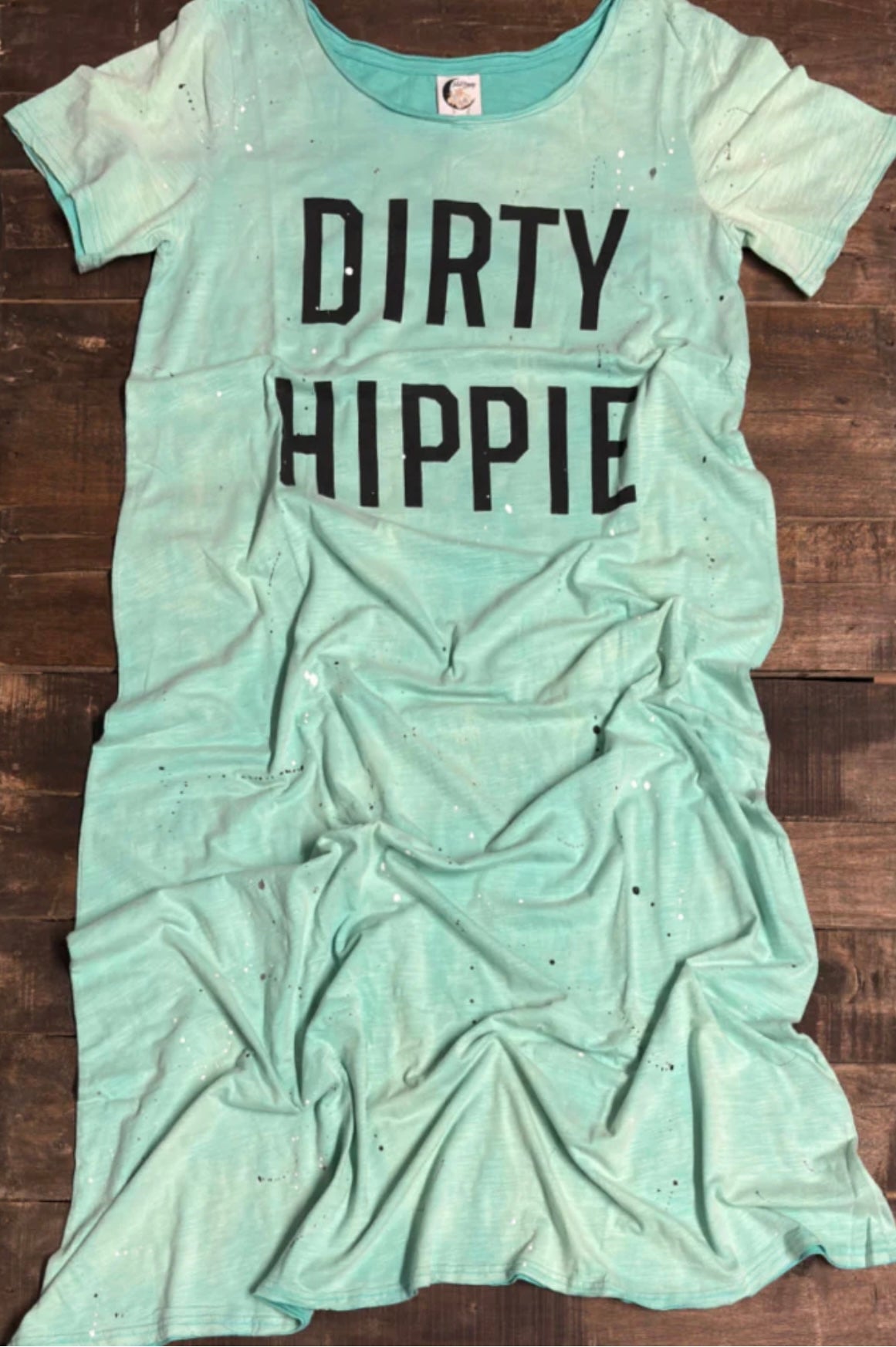 Jaded Gypsy Vintage Mint tee dress