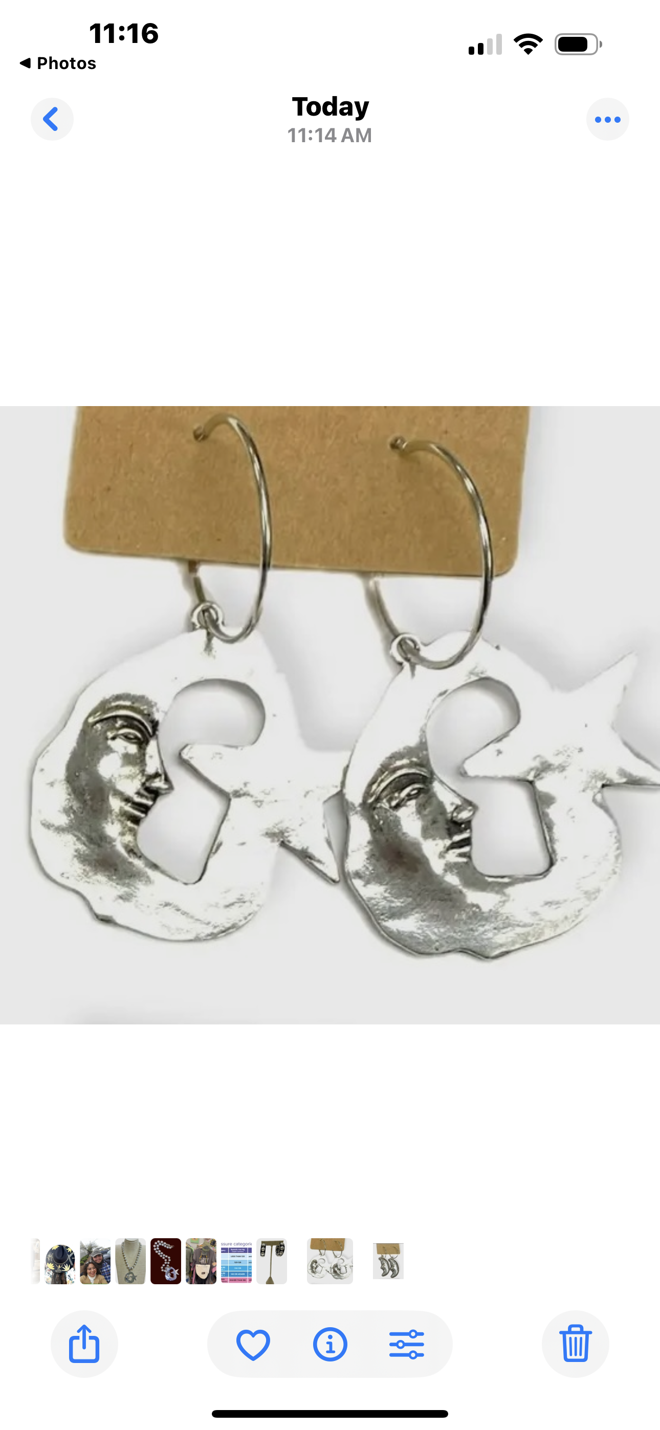 Moon and Star Earrings