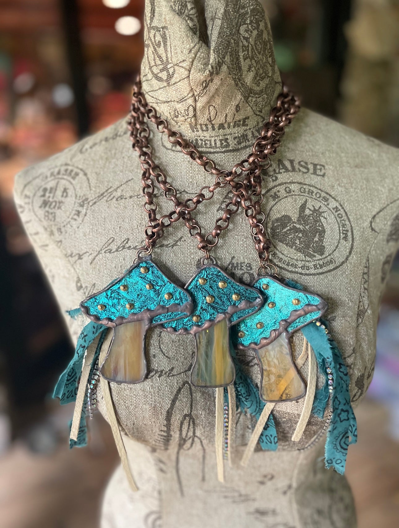 Mushroom Necklace