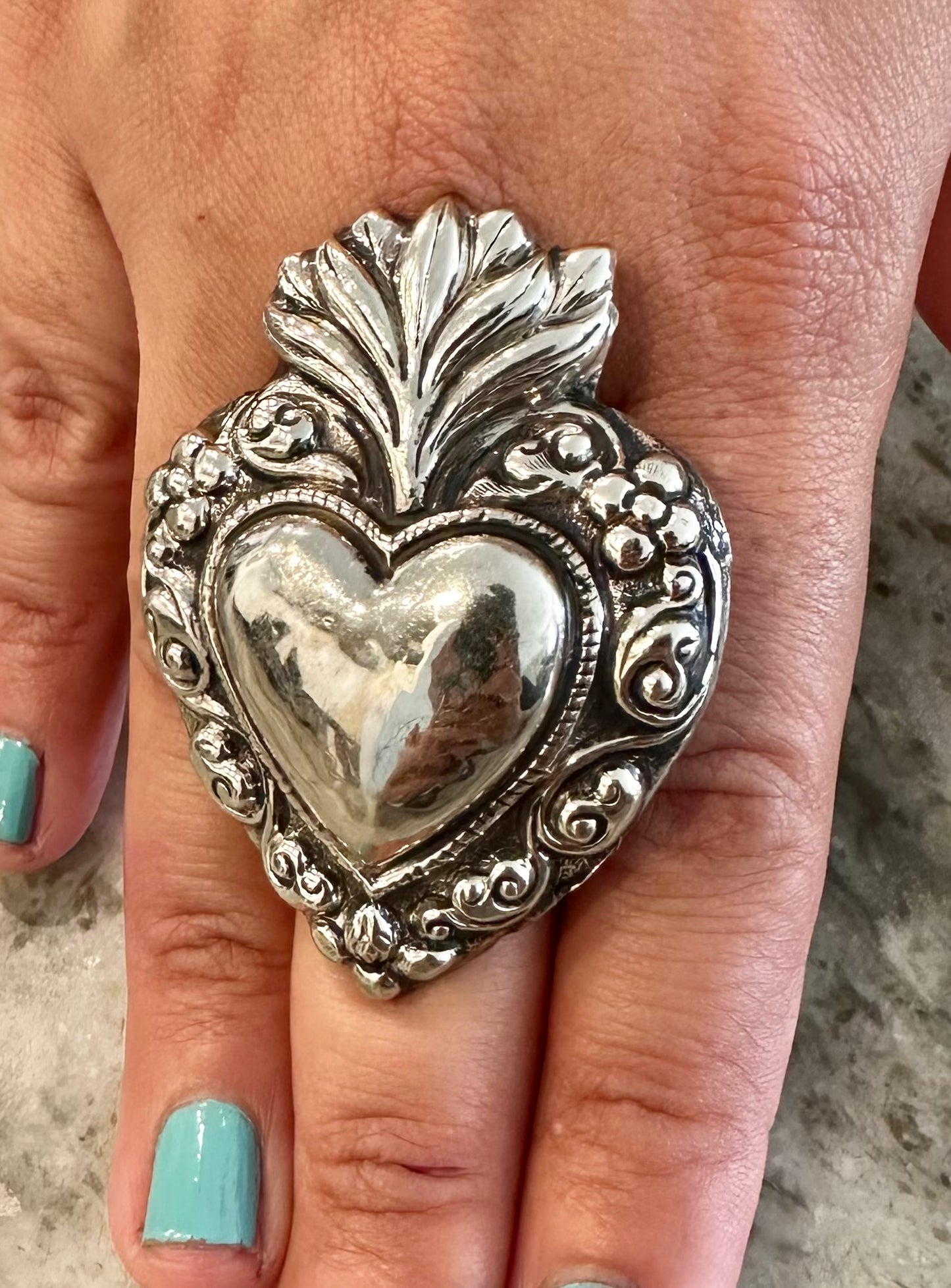Sacred Heart Tibetan Ring