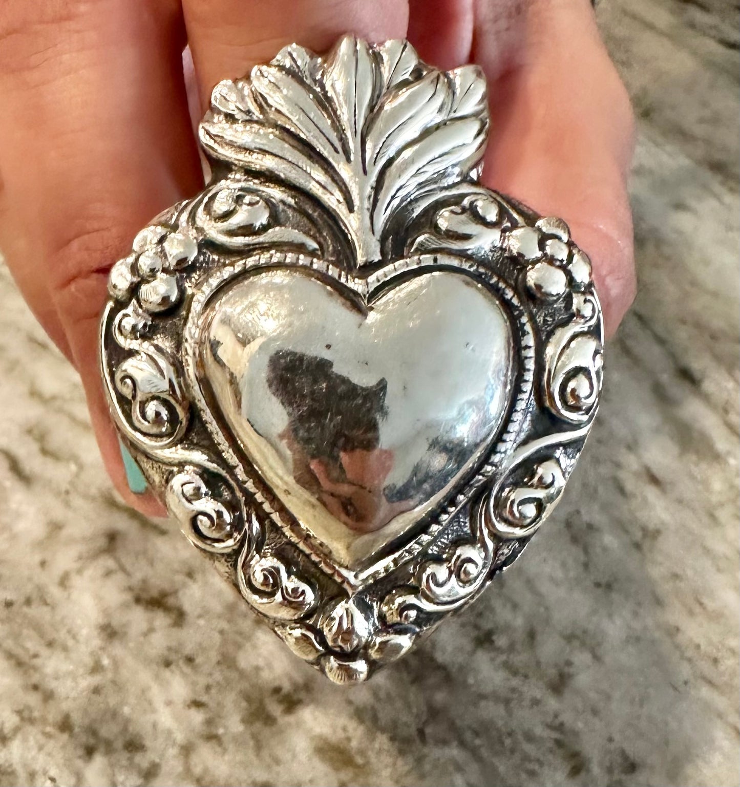 Sacred Heart Tibetan Ring