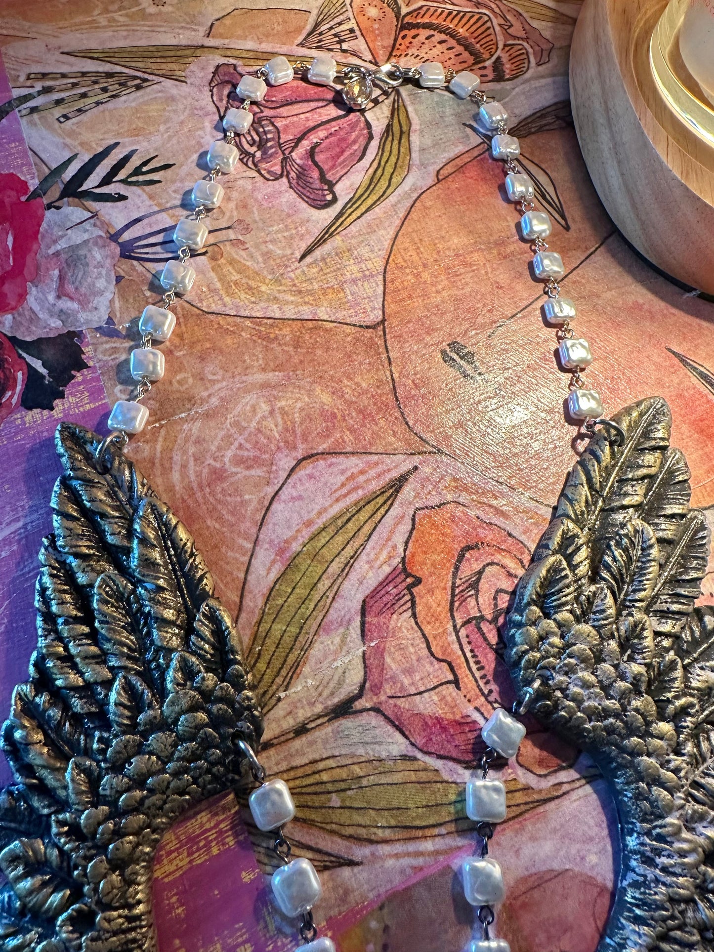 Cherub Wings Necklace