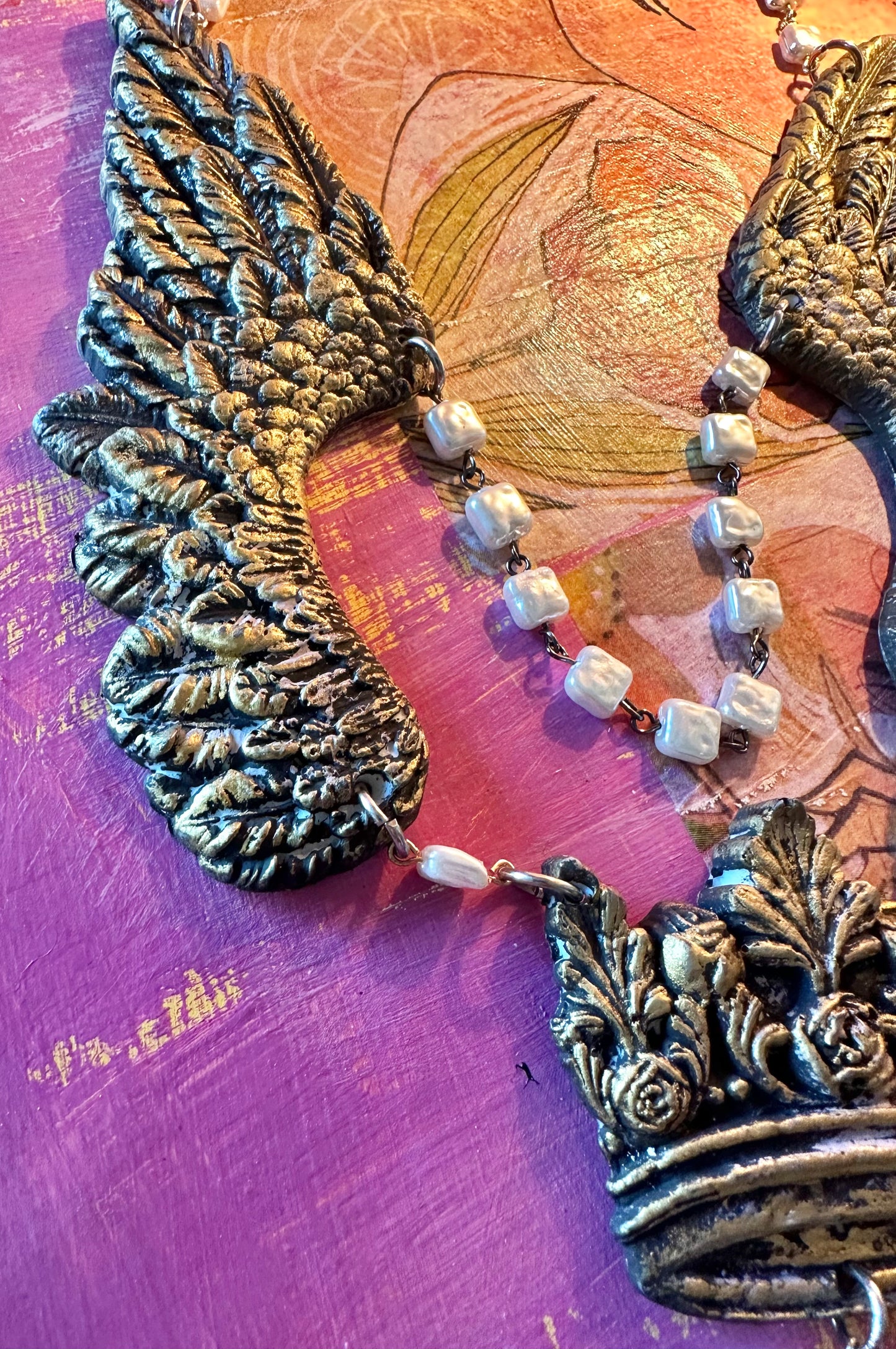 Cherub Wings Necklace