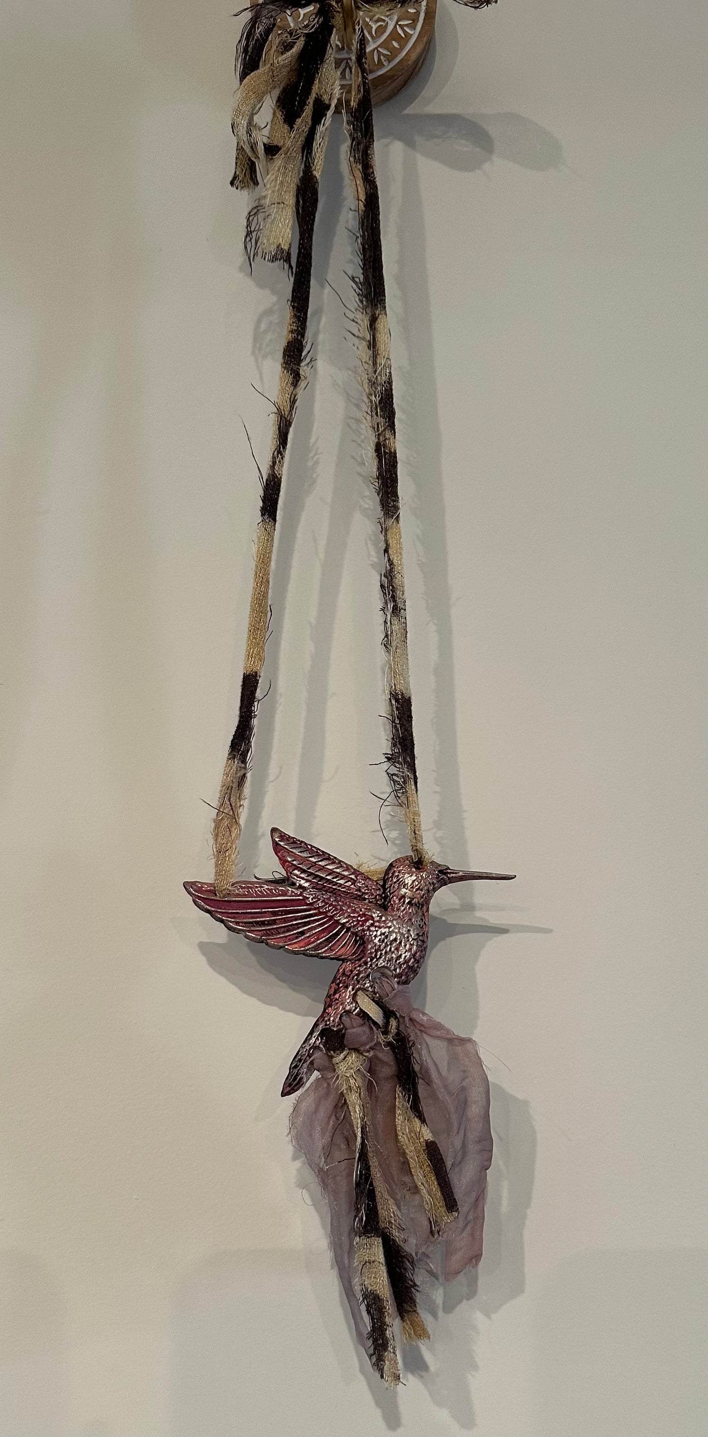 Pink Bird Necklace
