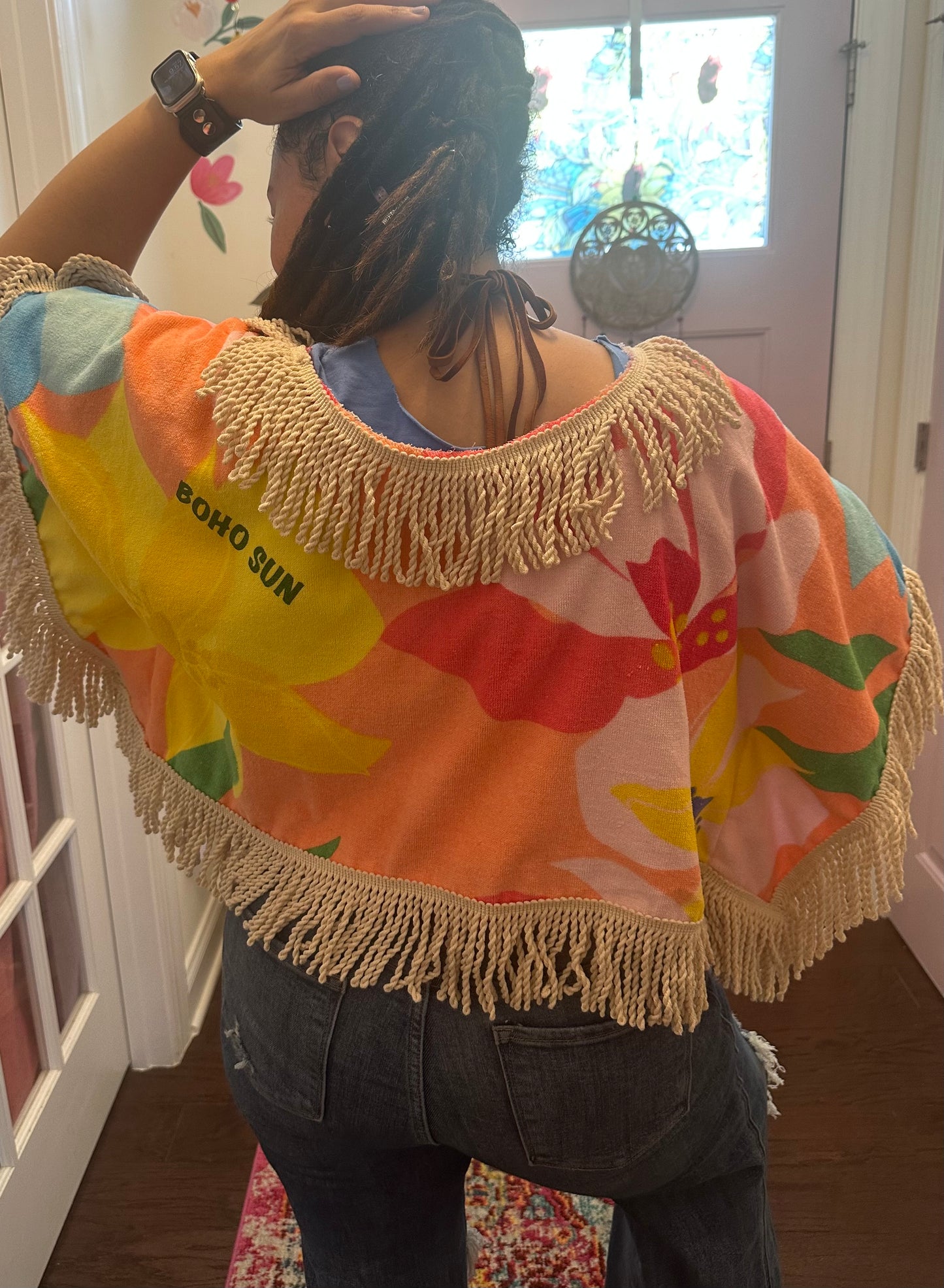 Boho Floral Towel Top