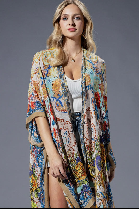 Kimono Blue Mandala