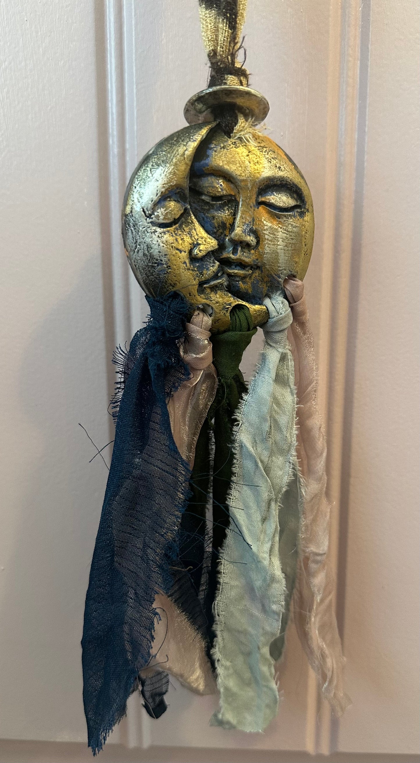 Sun moon tie necklace 3