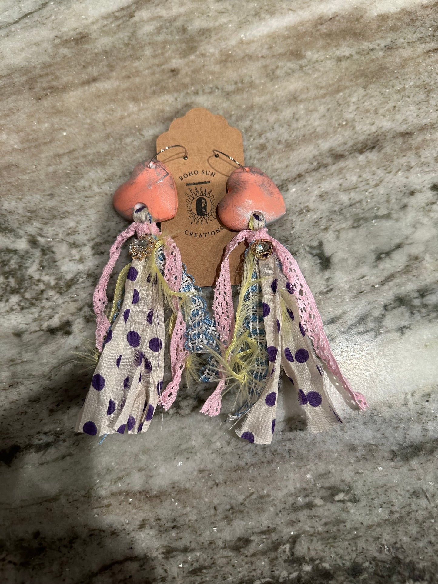 Joyful heart earrings
