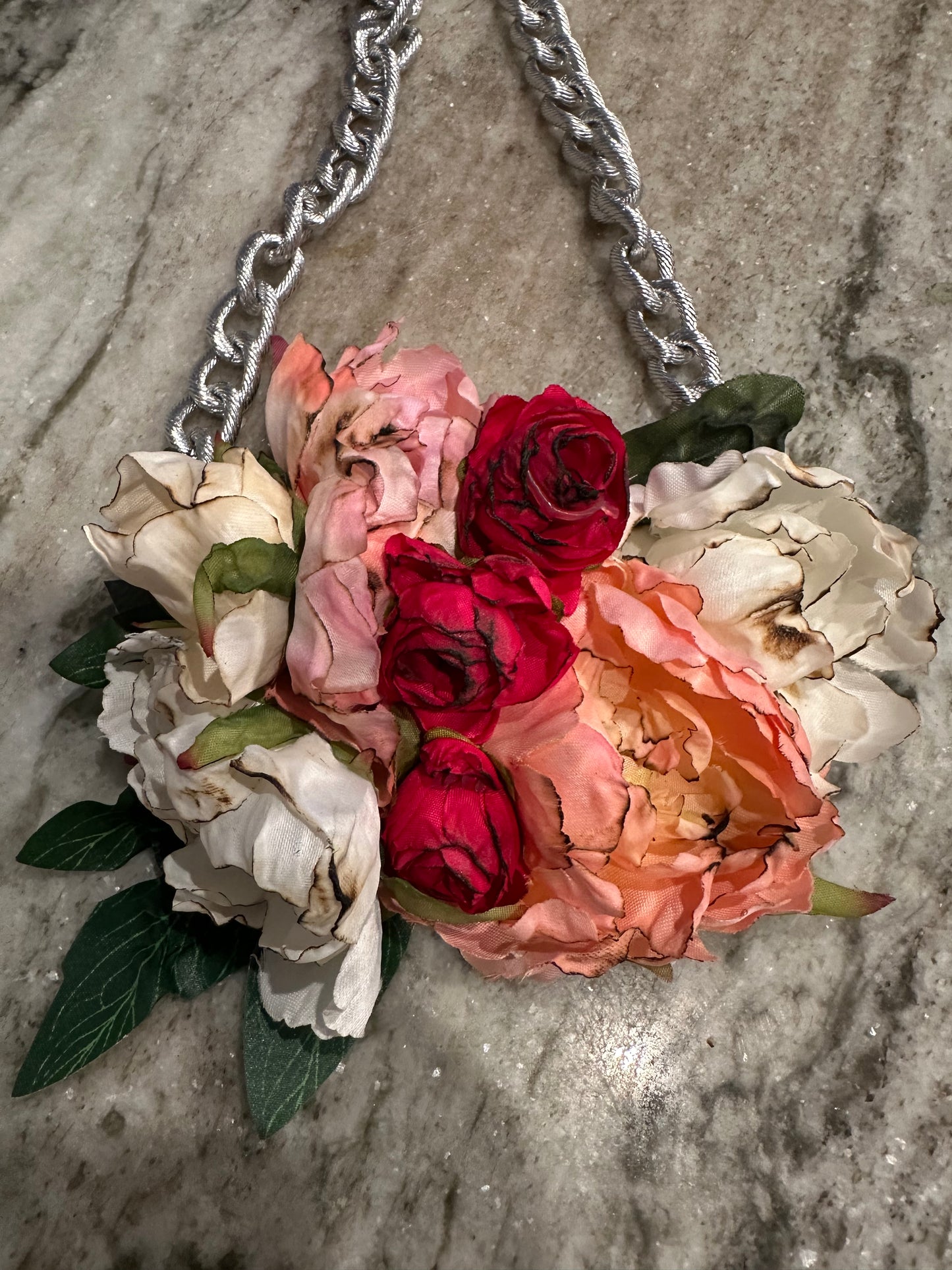 Beautiful floral necklace