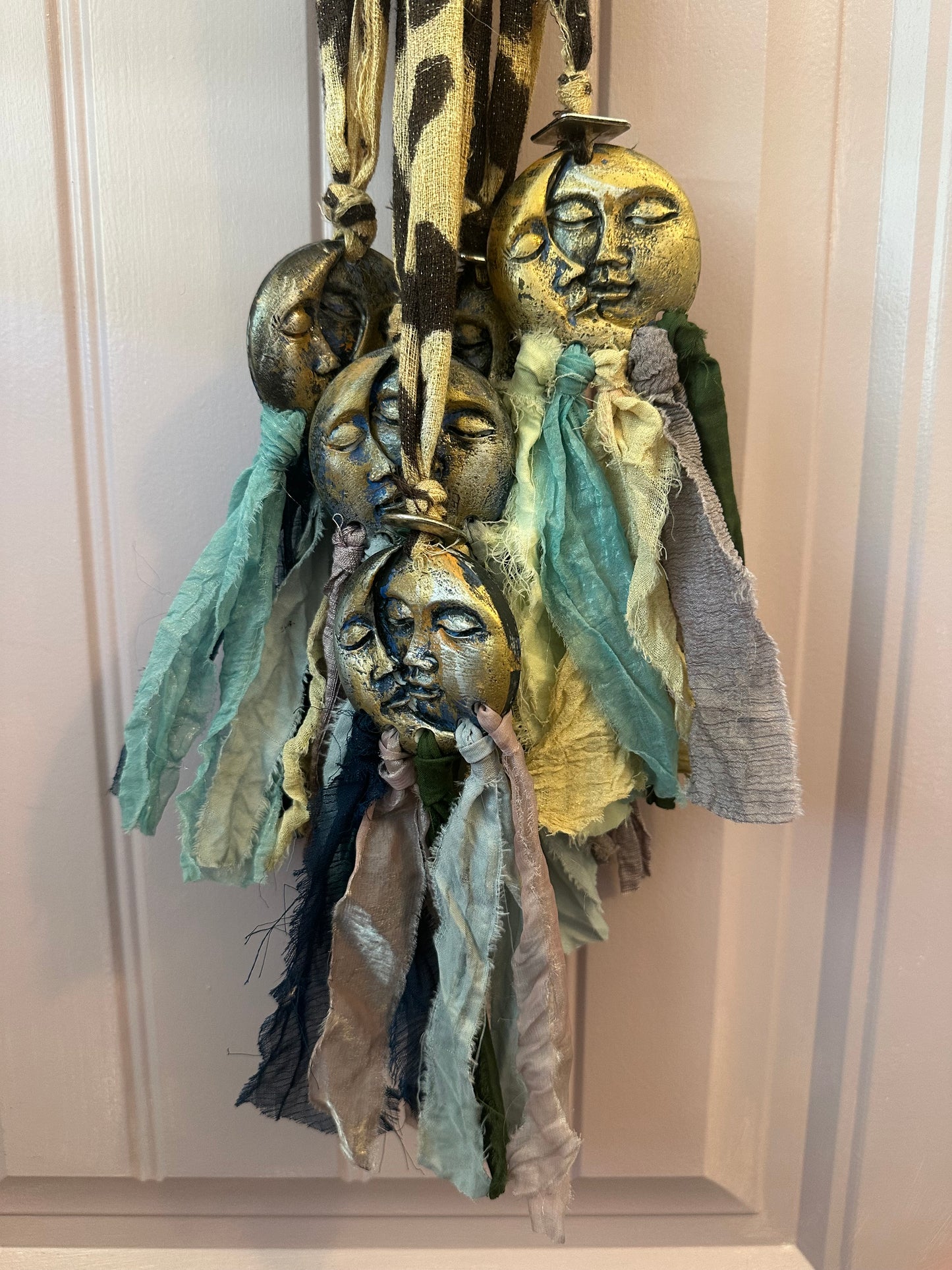 Sun moon tie necklace 4