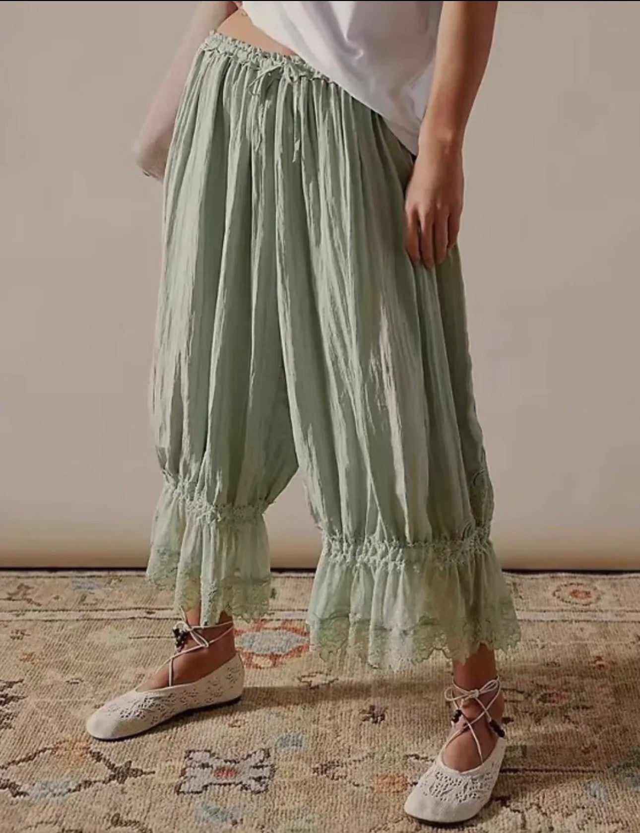 Boho Bloomers Sage sz Medium