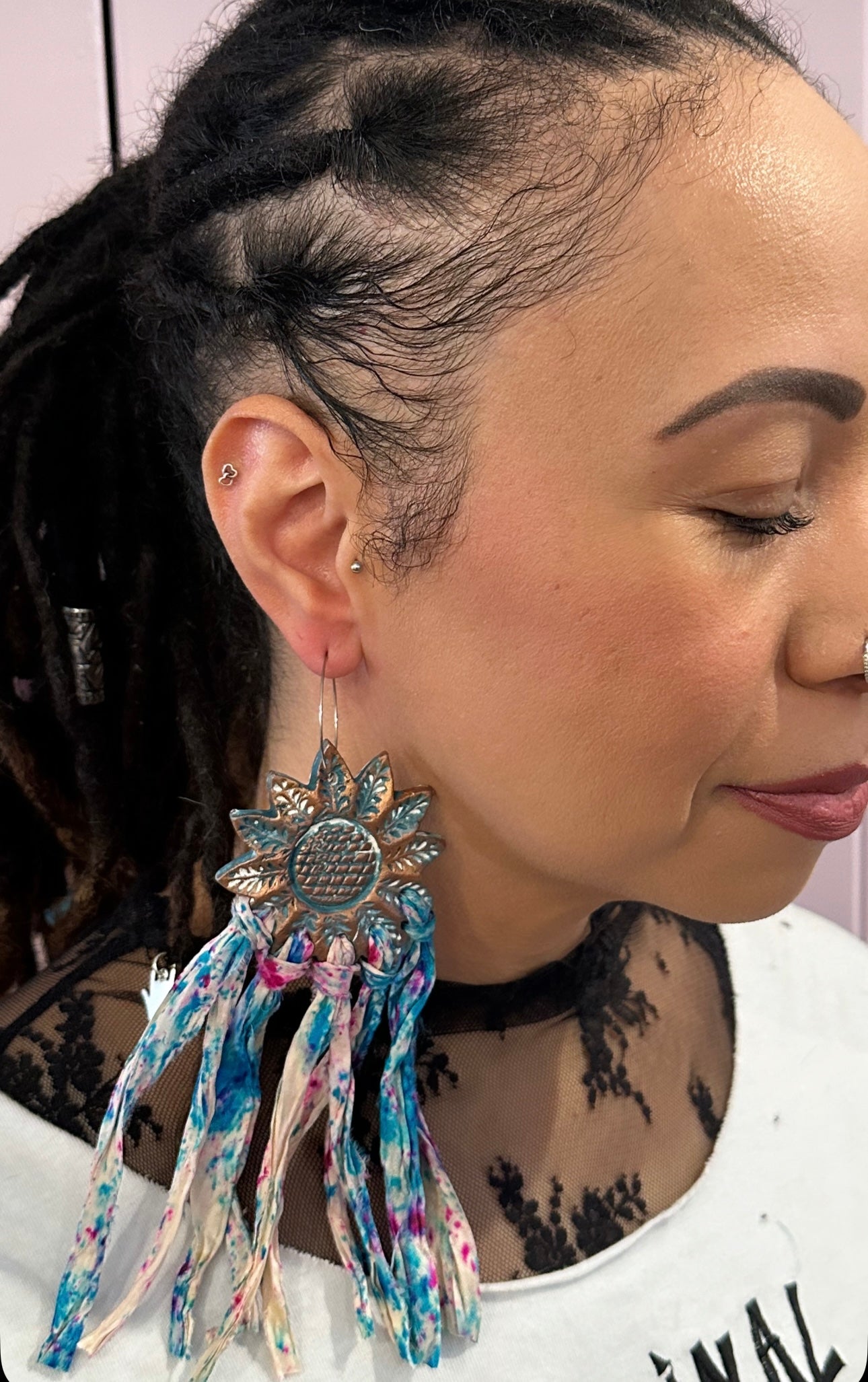 Boho Flower Earrings