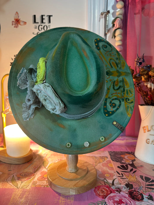 Hand painted hat