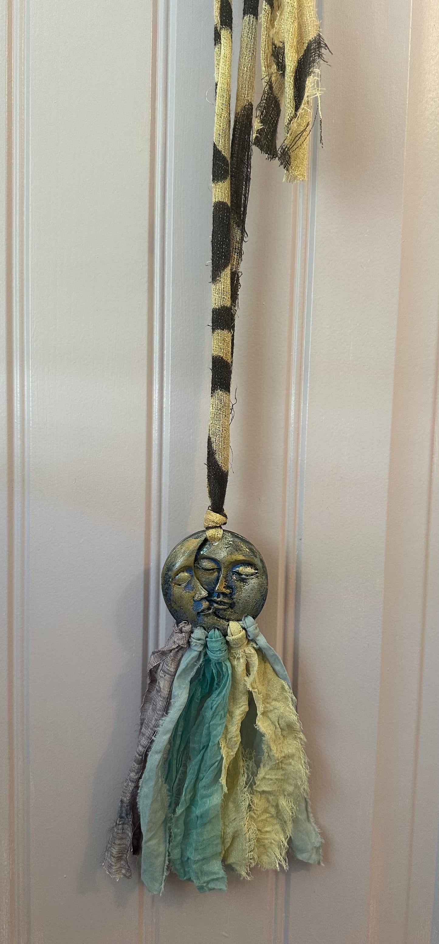 Sun moon tie necklace 4