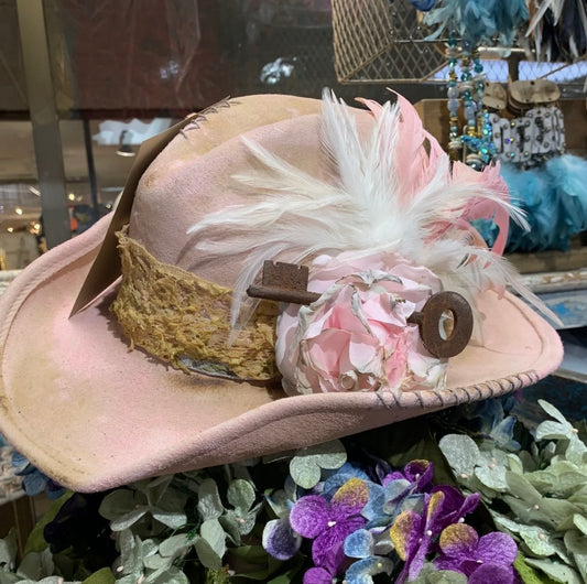 A Rare Bird Pink Lady Hat