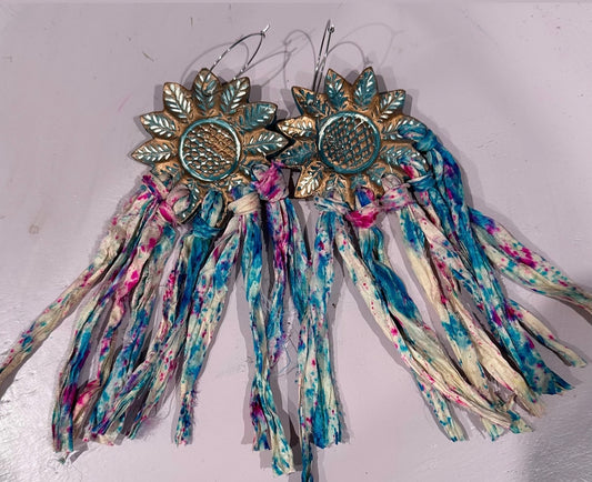 Boho Flower Earrings