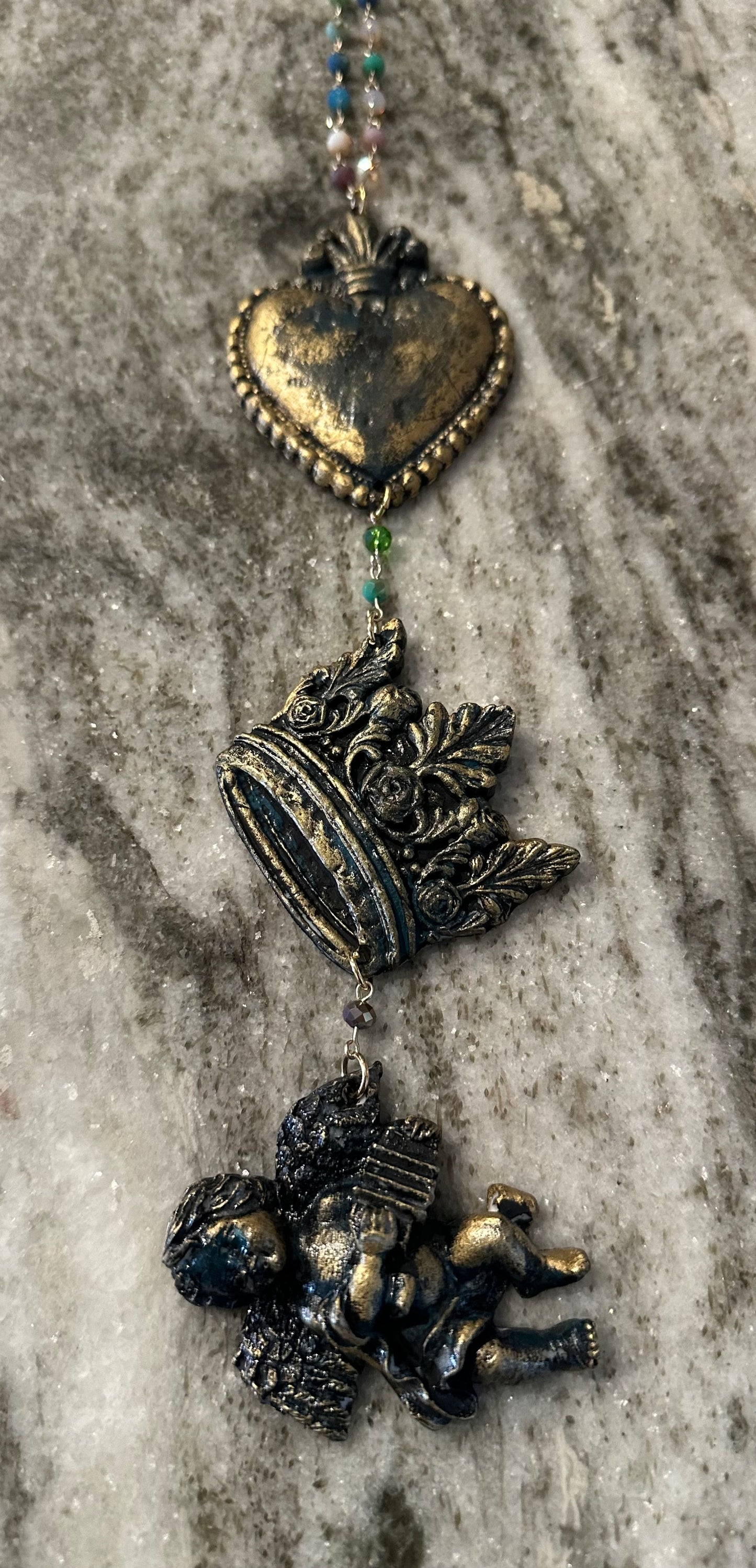 Love Wins Crown Necklace