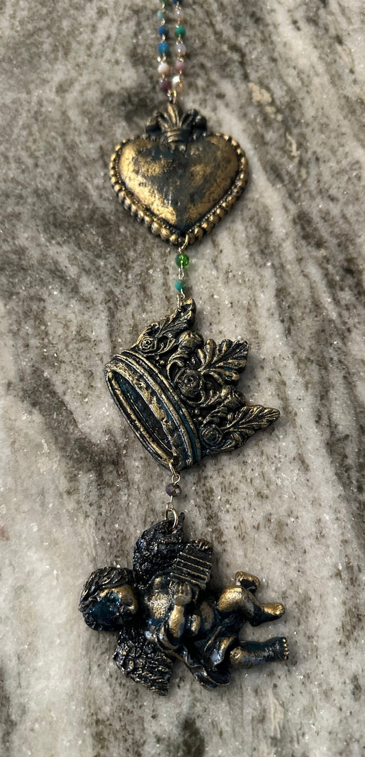 Love Wins Crown Necklace