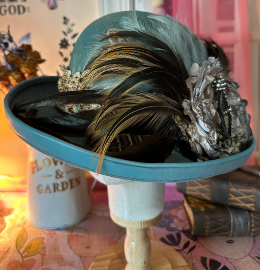 A Rare Bird Glimmer Hat Light Blue