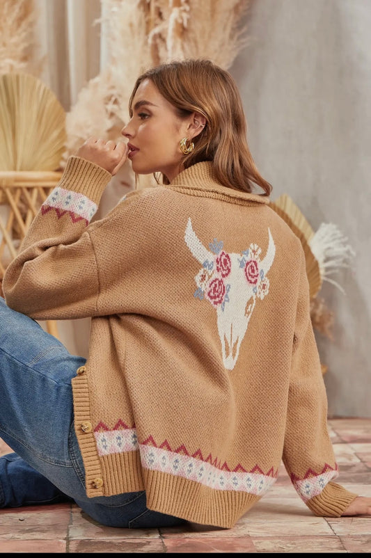 Boho Cárdigan sz L